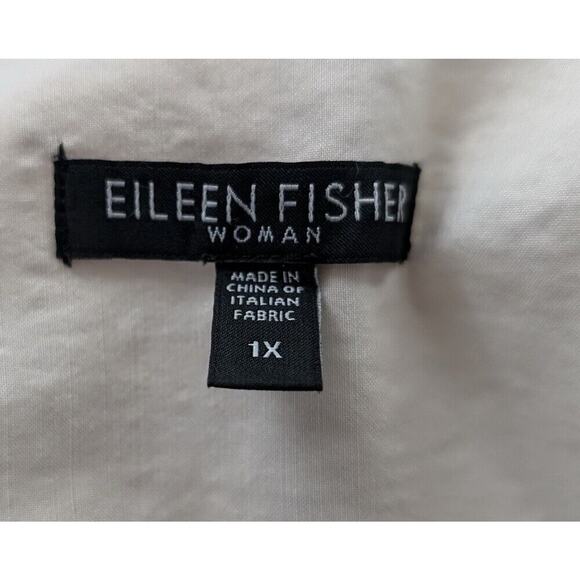 Eileen Fisher Jacket Tan Zip Front Lined Ramie Blend 3/4 Sleeve Women's 1X - Picture 5 of 7